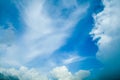 The Wihte Clouds Royalty Free Stock Photo