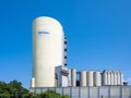 Wijgmaal, Leuven, Belgium - Industrial silo of the Boortmalt company, producing malt