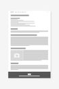 Wiki site Wireframe, Webpage prototype Vector Illustration.