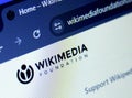 Wikimedia Foundation logo Royalty Free Stock Photo