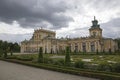 Wilanow Palace and the garden Royalty Free Stock Photo