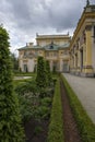 Wilanow Palace with garden Royalty Free Stock Photo