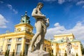 Wilanow Palace & Gardens. Sculpture of Apolo. Warsaw. Poland.