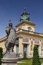 Wilanow Palace, Warsaw, Poland Royalty Free Stock Photo