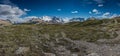 Wilcox Pass Panorama Royalty Free Stock Photo