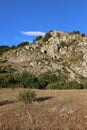 The wild Abruzzo landscape in Marsica, Italy Royalty Free Stock Photo