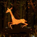 Wild animal Deer in jungle forest background