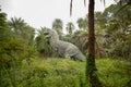 Wild Animal Dinosaur Statues in Zoo Park Stock Photograph Image