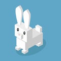 Wild Animal Hare, Rabbit Isometric 3d Design