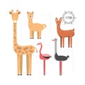 Wild animals design Royalty Free Stock Photo