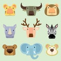 Wild animals face