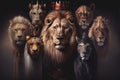 Wild animals king or kings of the jungle