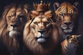 Wild animals king or kings of the jungle