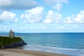 Wild atlantic way Ballybunion castle Royalty Free Stock Photo