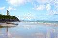 Wild atlantic way cliff castle Royalty Free Stock Photo