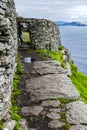 Wild Atlantic Way: Entry to the Monastery grounds, Skellig Michael, well-preserved ancient Irish Christian monastery.