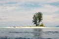 Wild atoll with beautiful reef near birie island, Raja ampat