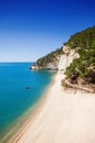 Wild beach in the Gargano Baia delle Zagare beach, Italy Royalty Free Stock Photo