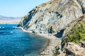 View from Cape Meganom in Crimea Royalty Free Stock Photo