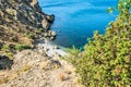 View from Cape Meganom in Crimea Royalty Free Stock Photo