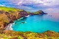 Wild beach at Ponta de Sao Lourenco, Madeira, Portugal