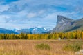 Wild, beautiful arctic landscape of northern Sweden. Skierfe mountain and Rapa river valley in early autumn. Sarek