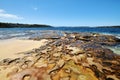 Wild beautiful beach in Sydney, Australia
