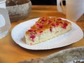 Wild berry cake to eat natural food Royalty Free Stock Photo