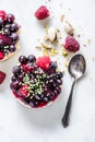 Wild berry cheesecake Royalty Free Stock Photo