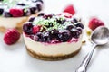 Wild berry cheesecake