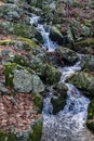 Wild Blue Ridge Mountains Waterfall Royalty Free Stock Photo