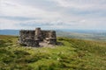 Wild Boar Fell summit and triangulation point, Eden Valley, Cumbria Royalty Free Stock Photo