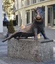 The Wild boar statue