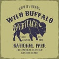 Wild Buffalo typography design.