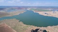 The Wild Bulgaria. Aerial view of Durankulak Lake. Situated in the northeastern Bulgaria. There is more than 260 species of rare