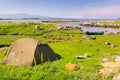 Wild camping in Norway Royalty Free Stock Photo