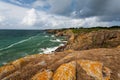 Wild coast of Ile d'Yeu in Vendee, France