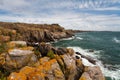 Wild coast of Ile d'Yeu in Vendee, France Royalty Free Stock Photo