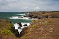 Wild coast of Ile d'Yeu in Vendee, France