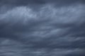 Wild Dangerous Storm Clouds Royalty Free Stock Photo