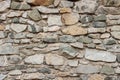 Wild decorate stone wall texture. natural facade home dry background. old grunge rocks retro vintage wallpaper