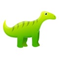 Wild dinosaur icon, cartoon style