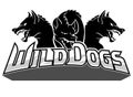 Wild Dogs Emblem, Animal Illustration Silhouette