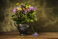 Wild flowers bouquet- still life Royalty Free Stock Photo