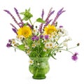 Wild flowers in a vase Royalty Free Stock Photo