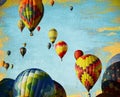 Wild and Furious International balloons Royalty Free Stock Photo
