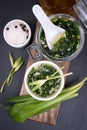 Wild garlic pesto