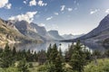 Wild Goose Island in St. Mary Lake - Glacier National Park Royalty Free Stock Photo
