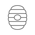 Wild hive line outline icon