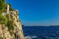 Wild inaccessible deserted beaches on the island of Hvar